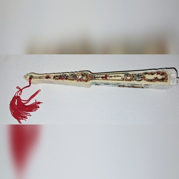 Chinese Classic Art Fan Vintage 1984 - Picture 8 of 16